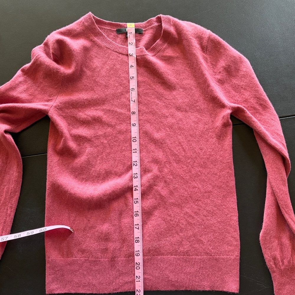 Cashmere Crewneck by Uniqlo Women's XXS Dusty Rose - Picture 6 of 7